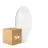 Lot 5x Ledvance Surface Circulaire 350 Blanc 18W 1440lm - 840 Blanc Froid | IP44 - Équivalent 2x18W